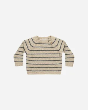 Ace Knit Sweater || Indigo Stripe