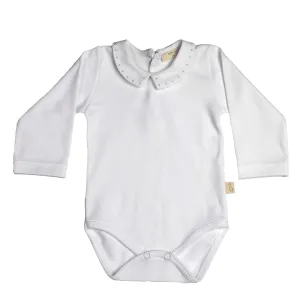 Baby Boys Long sleeve Body - Collar with Dots