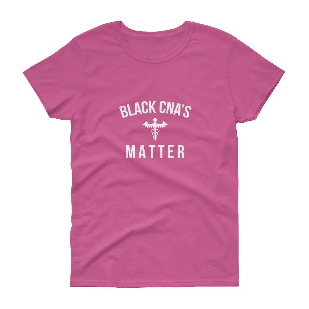 Black CNA's Matter - Women's short sleeve t-shirt