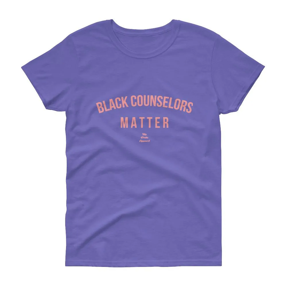 Black Counselors Matter - Women's short sleeve t-shirt