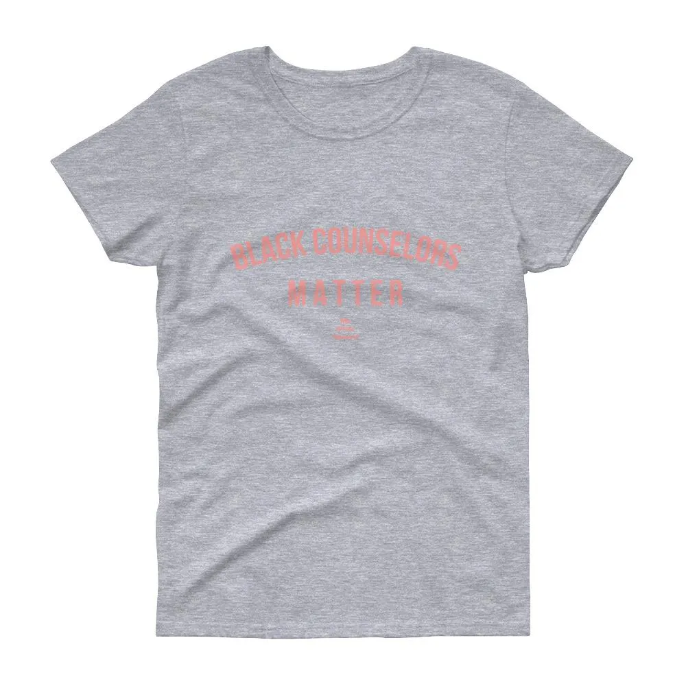 Black Counselors Matter - Women's short sleeve t-shirt