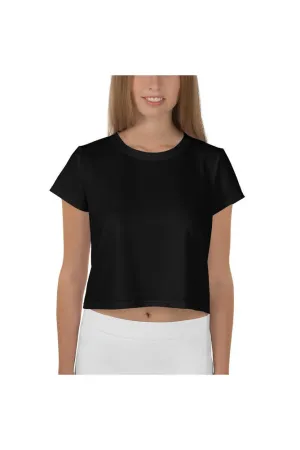 Black Crop Tee