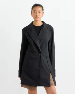 Blazer Shirt in Ripe Black