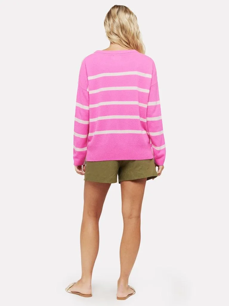 Boxy Stripe Crew Neck Jumper