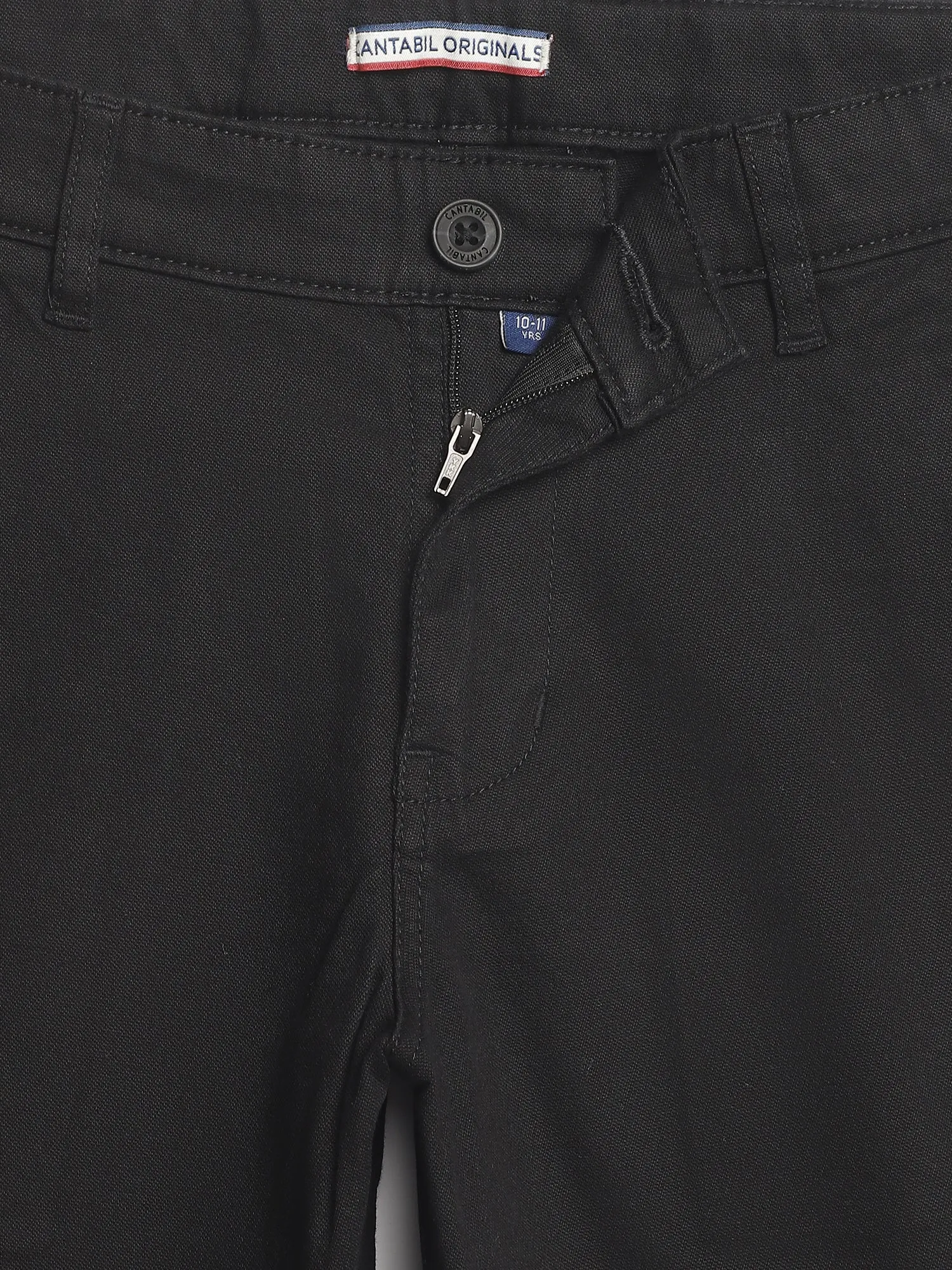 Boys Casual Black Trousers