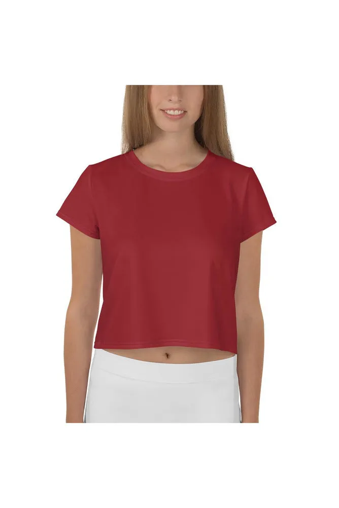 Brick-house red Crop Tee