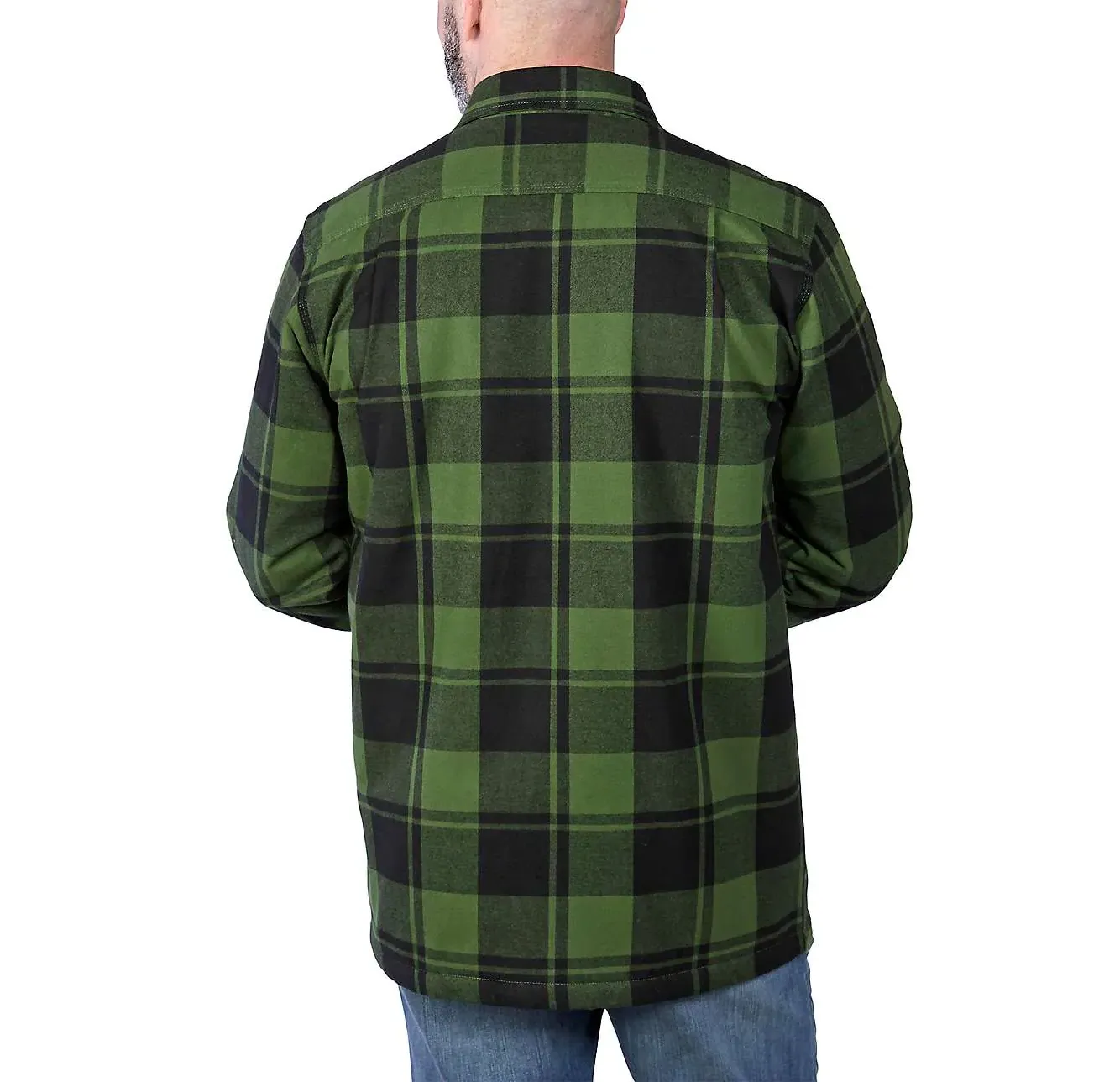 Carhartt Heavyweight Sherpa Lined Plaid Shirt Jacket