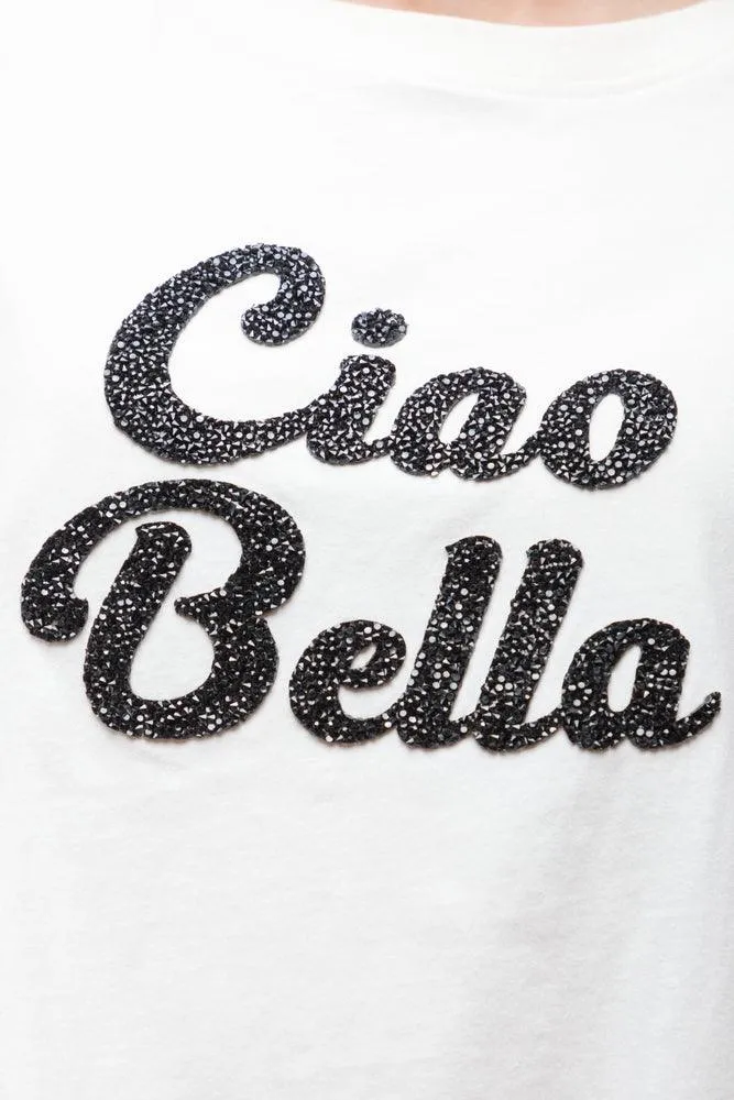 Ciao Bella Short Sleeve T-Shirt Natural