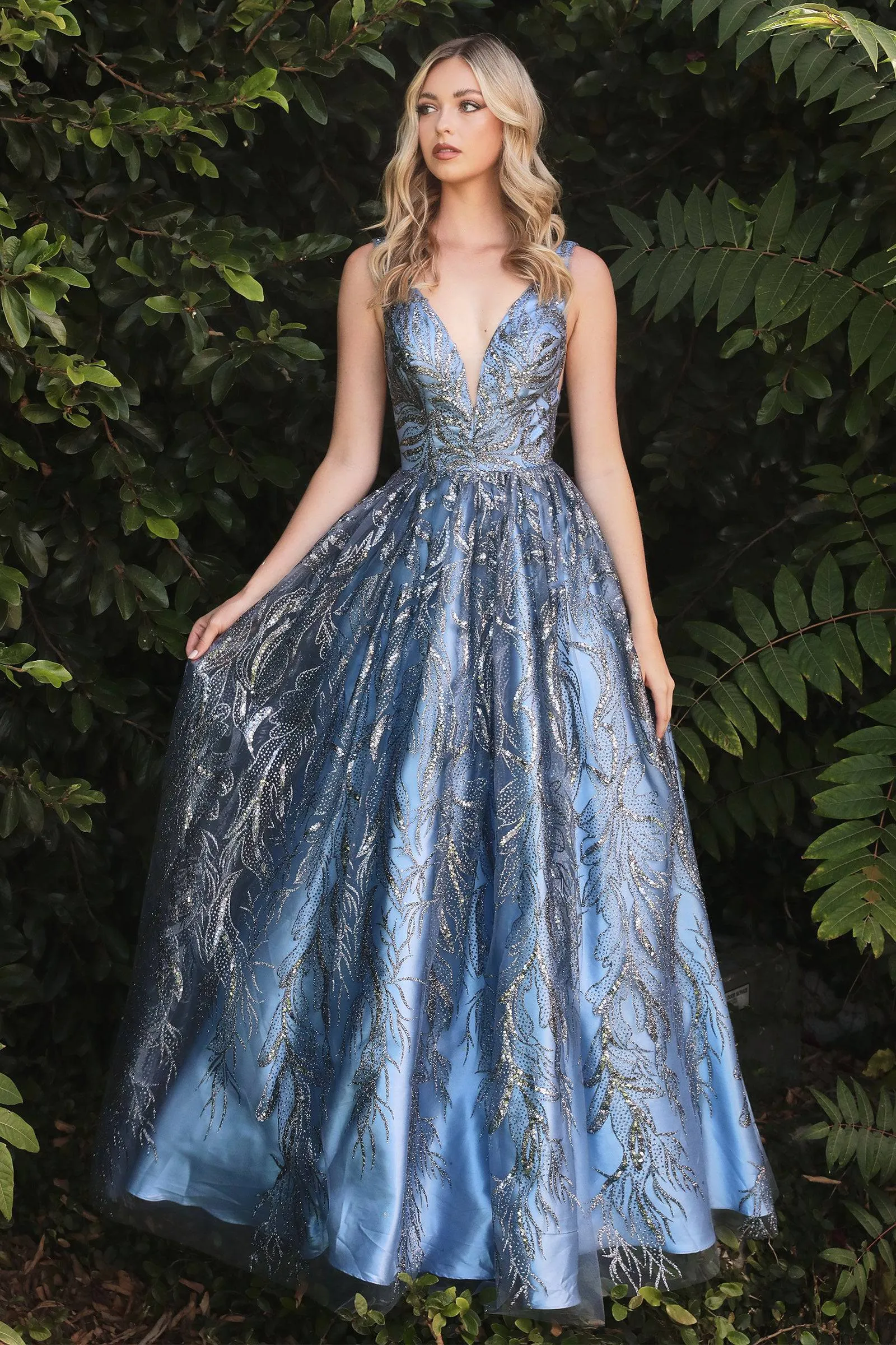 Cinderella Divine J812 Opulent Ball Gown with Embroidered Detailing