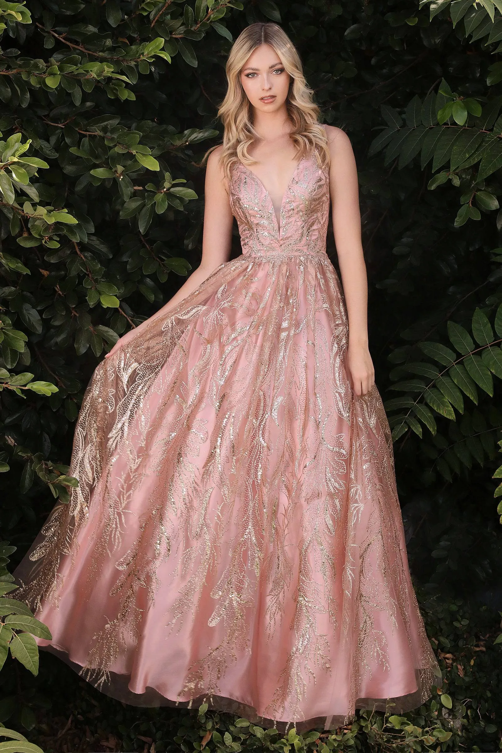 Cinderella Divine J812 Opulent Ball Gown with Embroidered Detailing