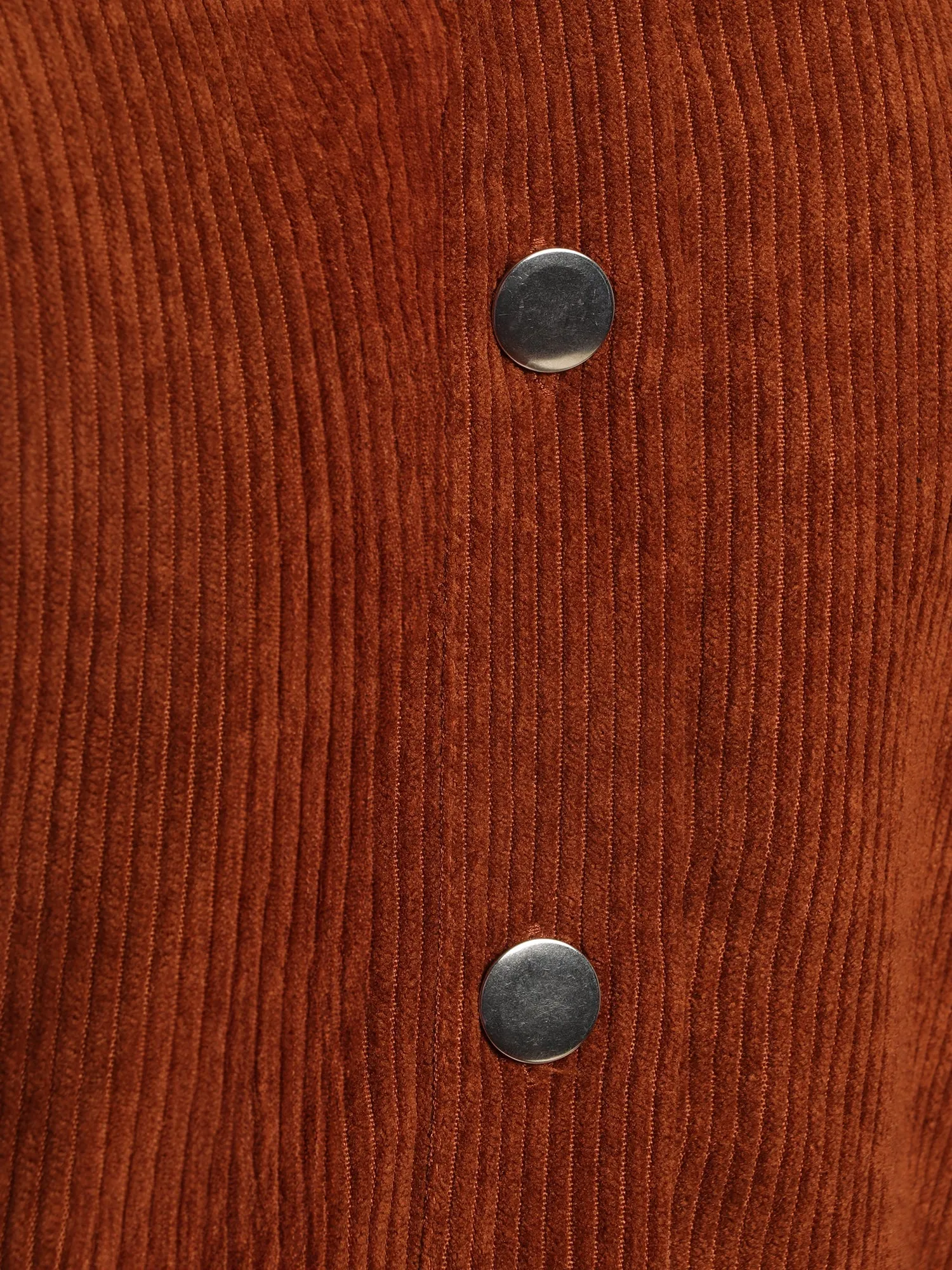 Cropped Corduroy Lantern Sleeve Jacket