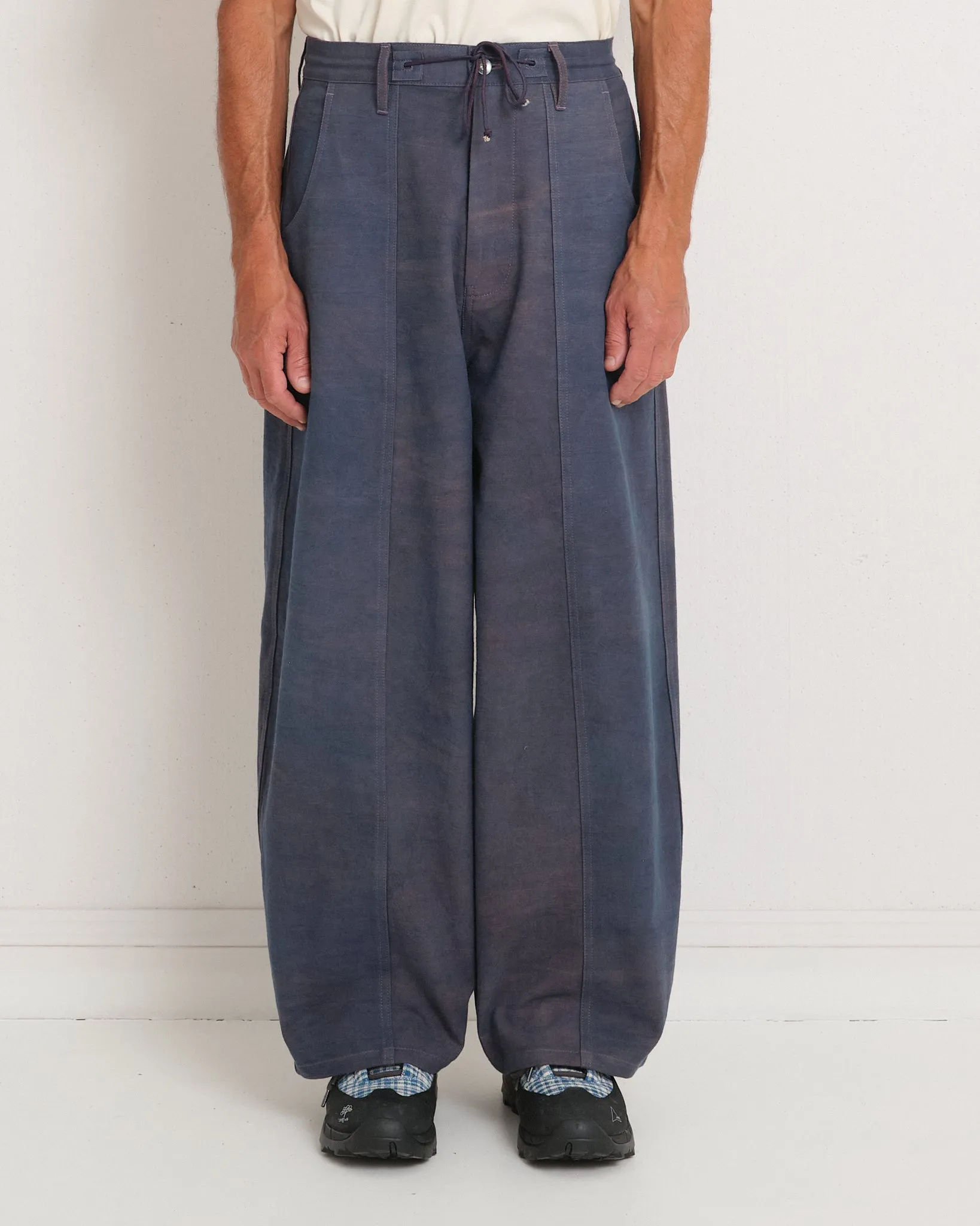 Document Pants - Purple Slub