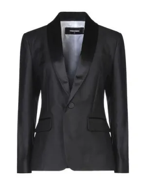 Dsquared2 Women Blazer Black 8 UK