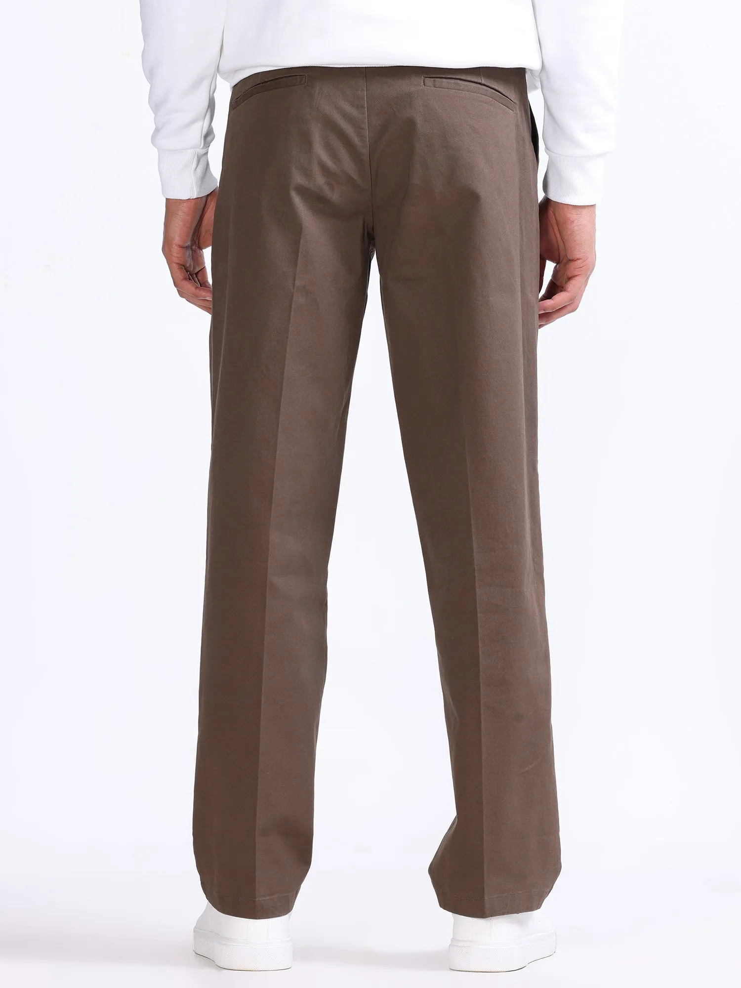 Duca Double Pleated Coffee Relaxed Pant