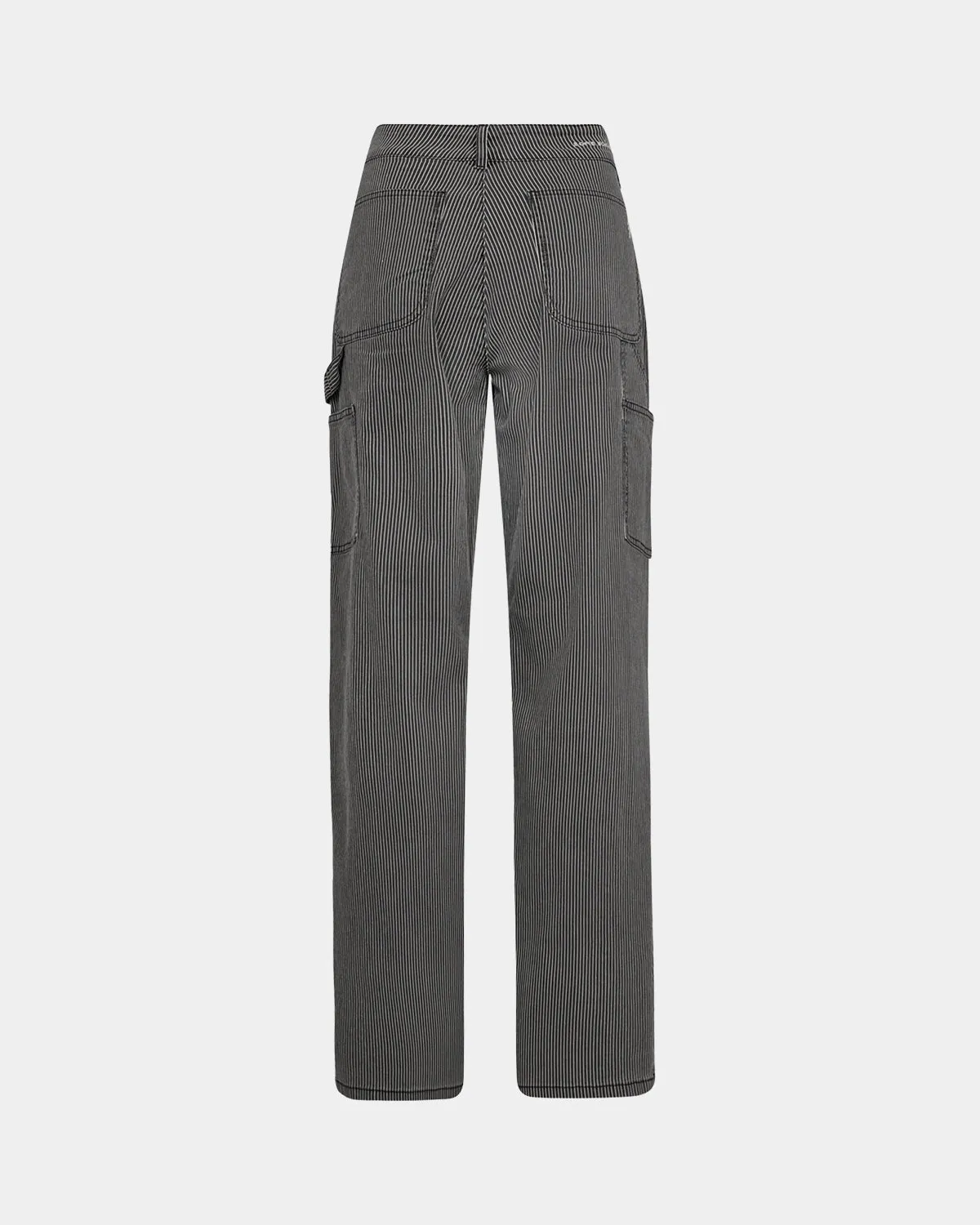 EMILYSW TROUSERS - Black thin stripe