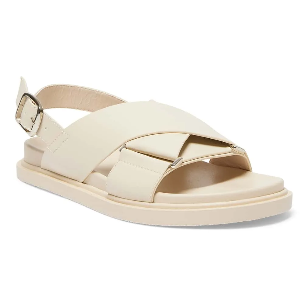 Fabian Sandal in Nude Smooth