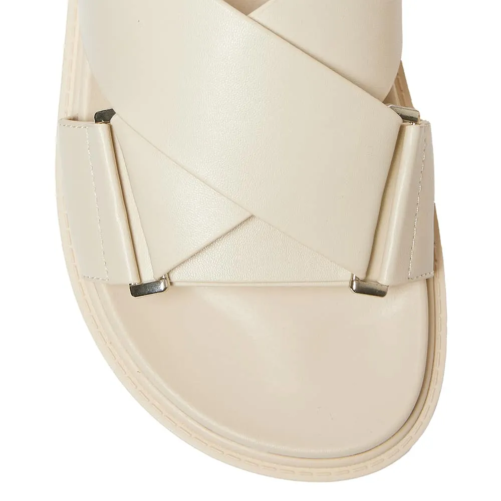 Fabian Sandal in Nude Smooth