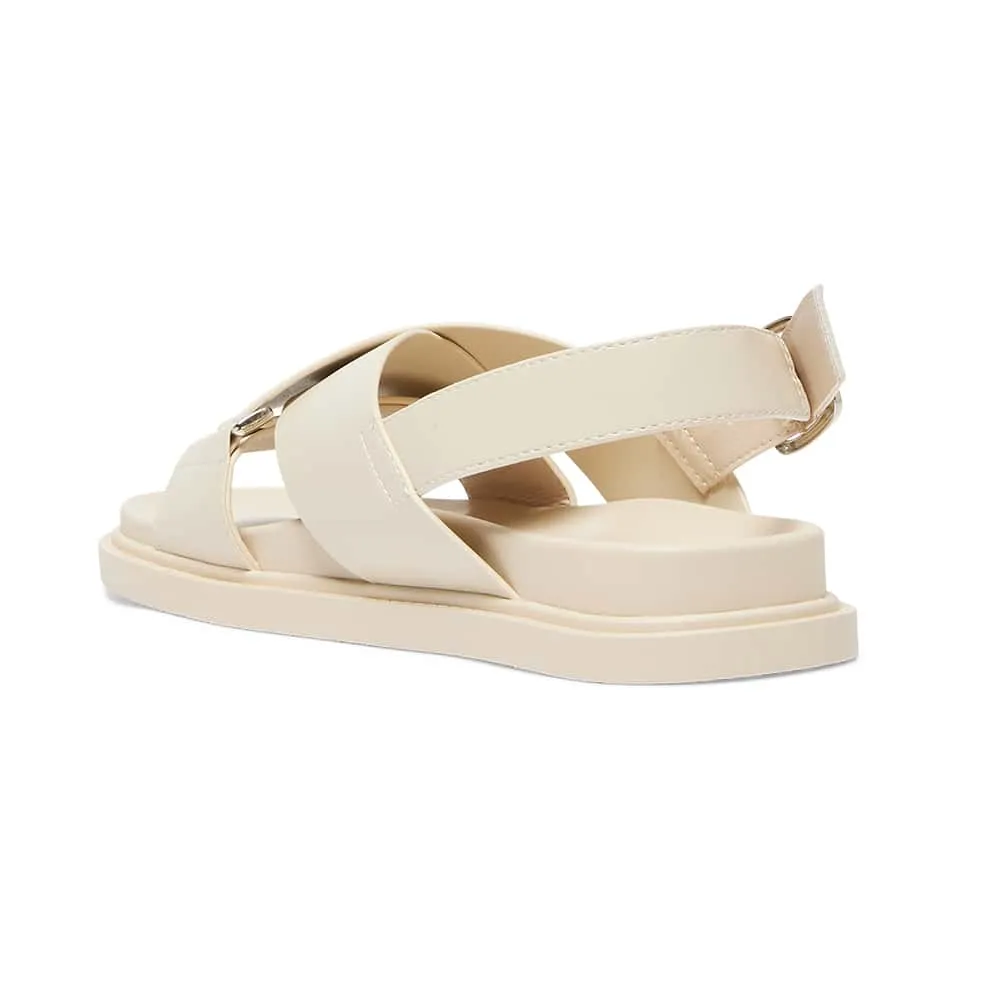 Fabian Sandal in Nude Smooth