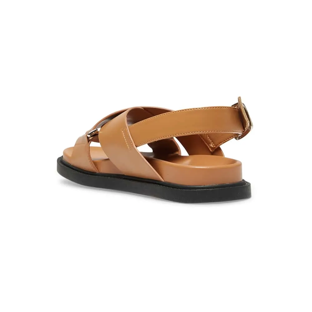 Fabian Sandal in Tan Smooth