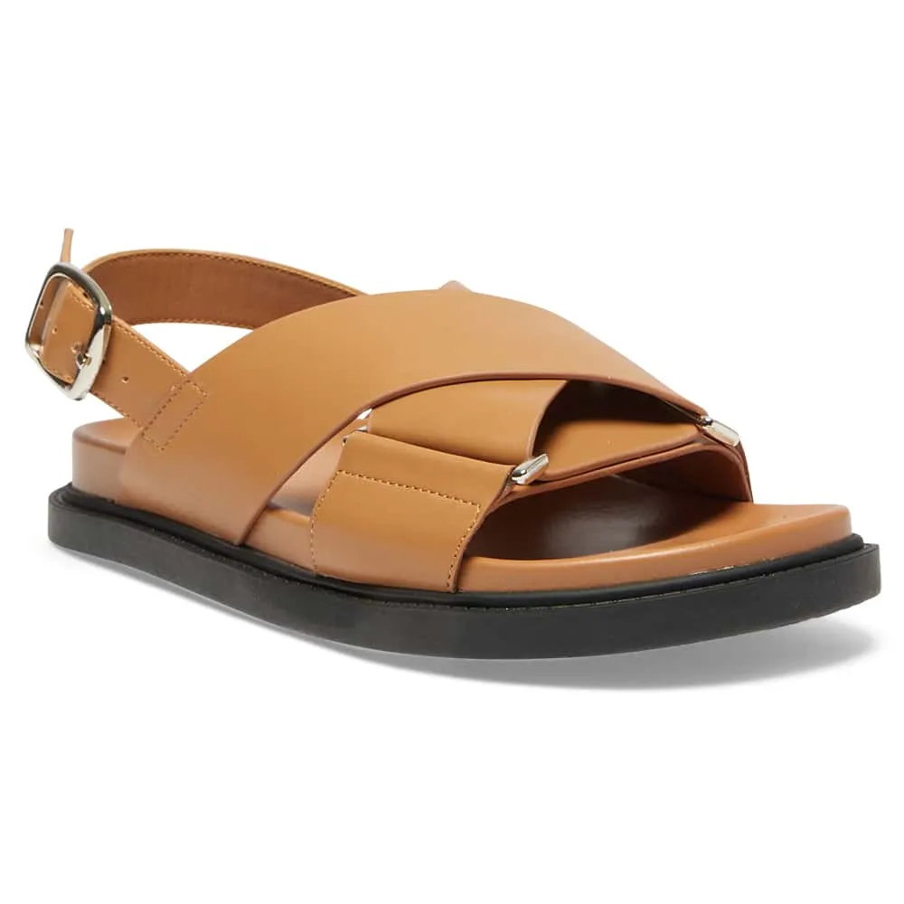 Fabian Sandal in Tan Smooth