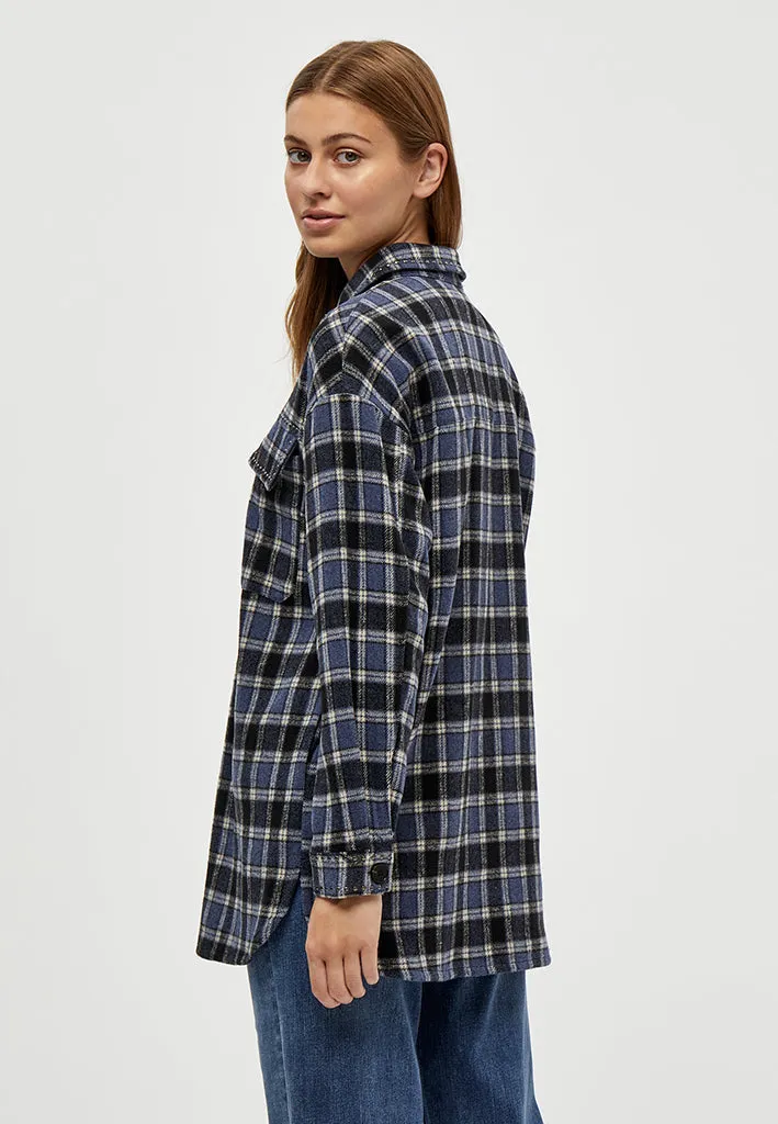 Gaia Shirt Jacket - DRESS BLUES PR