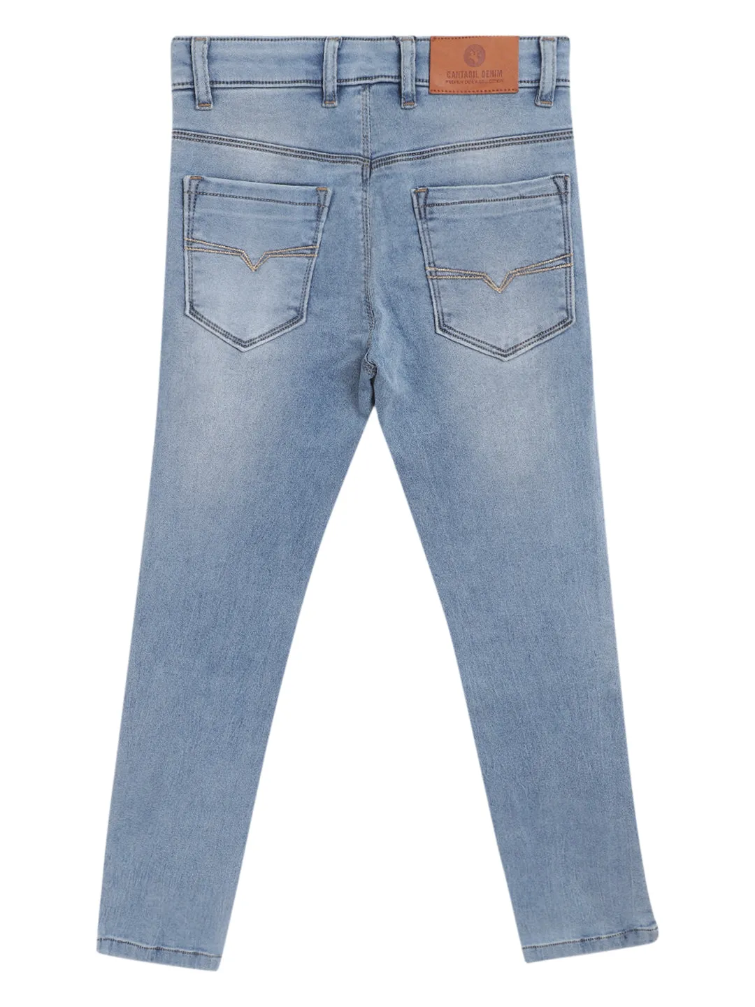 Girls Light Mercerised Denim