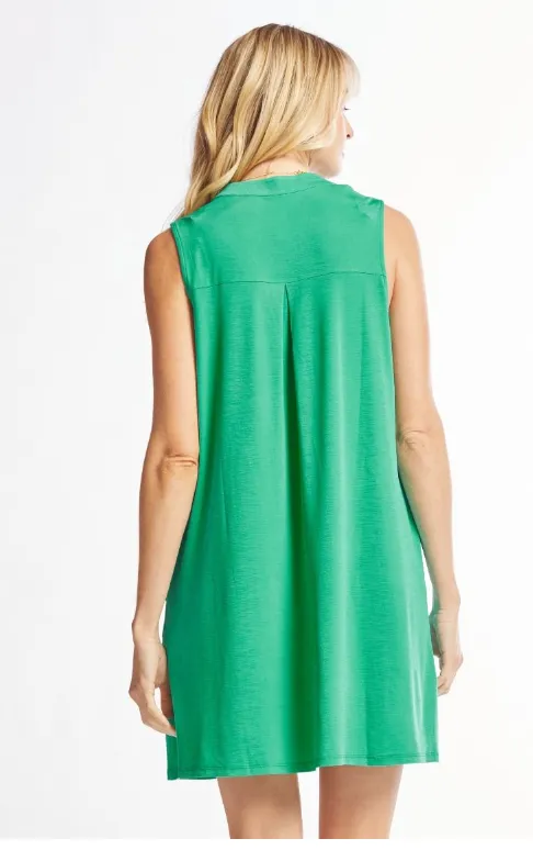 Greatest of Times Tank Dress - Emerald