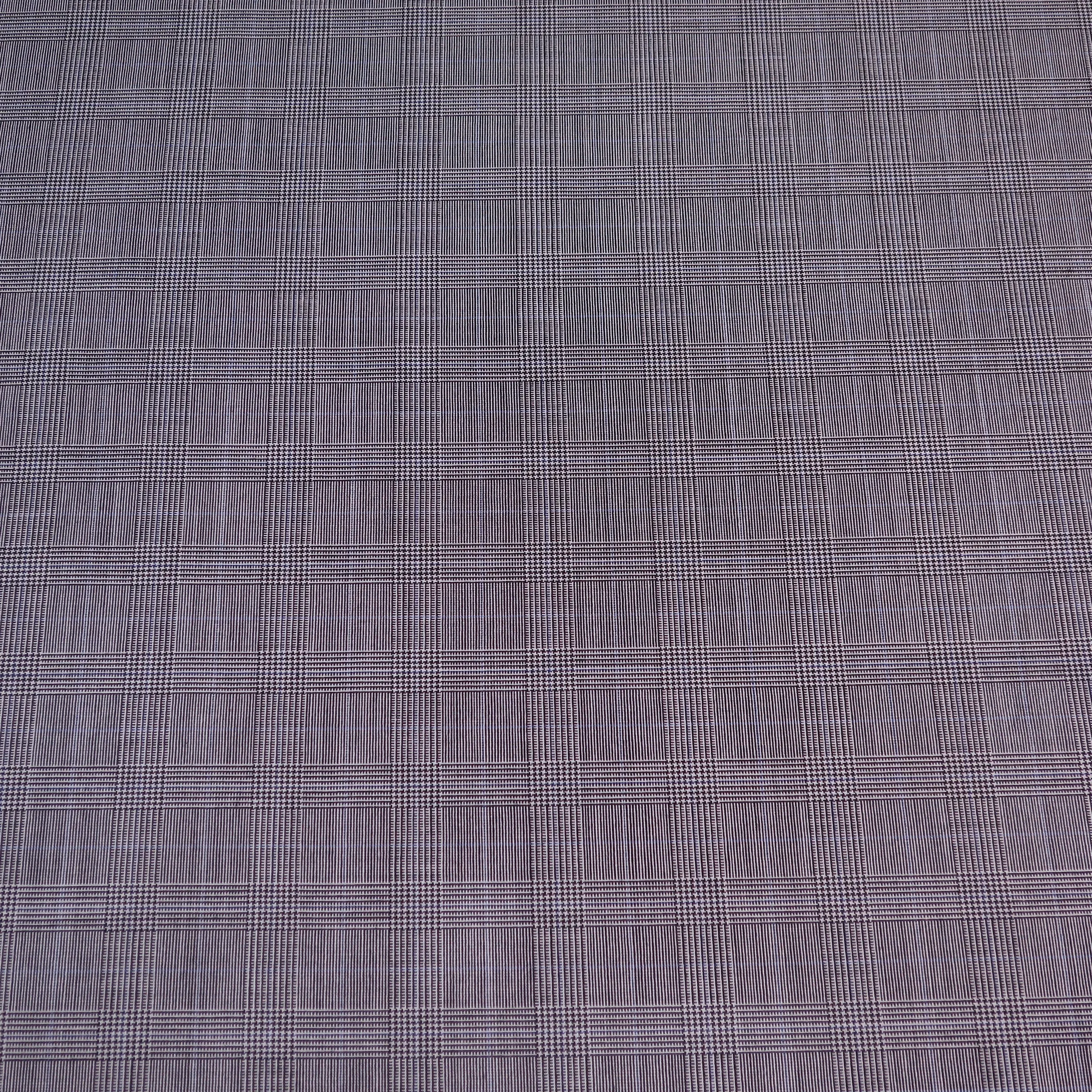 Grey Plaid Cool Breeze Holland & Sherry Fabric