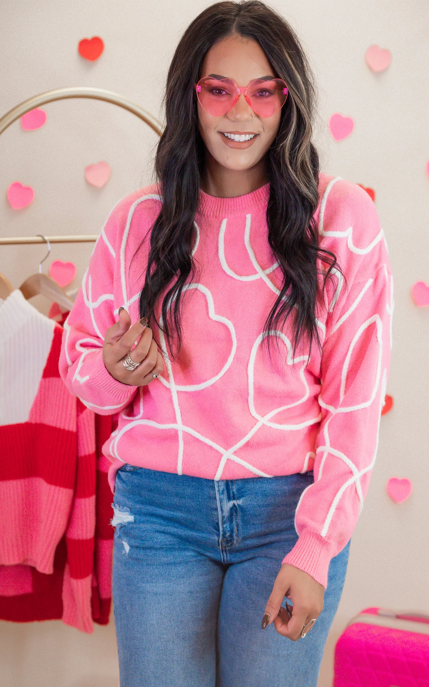 Hearts & Stitches Sweater