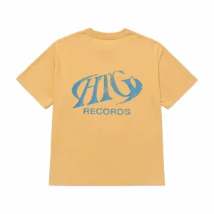 Honor The Gift HTG Records Oval Logo Tee (Yellow)