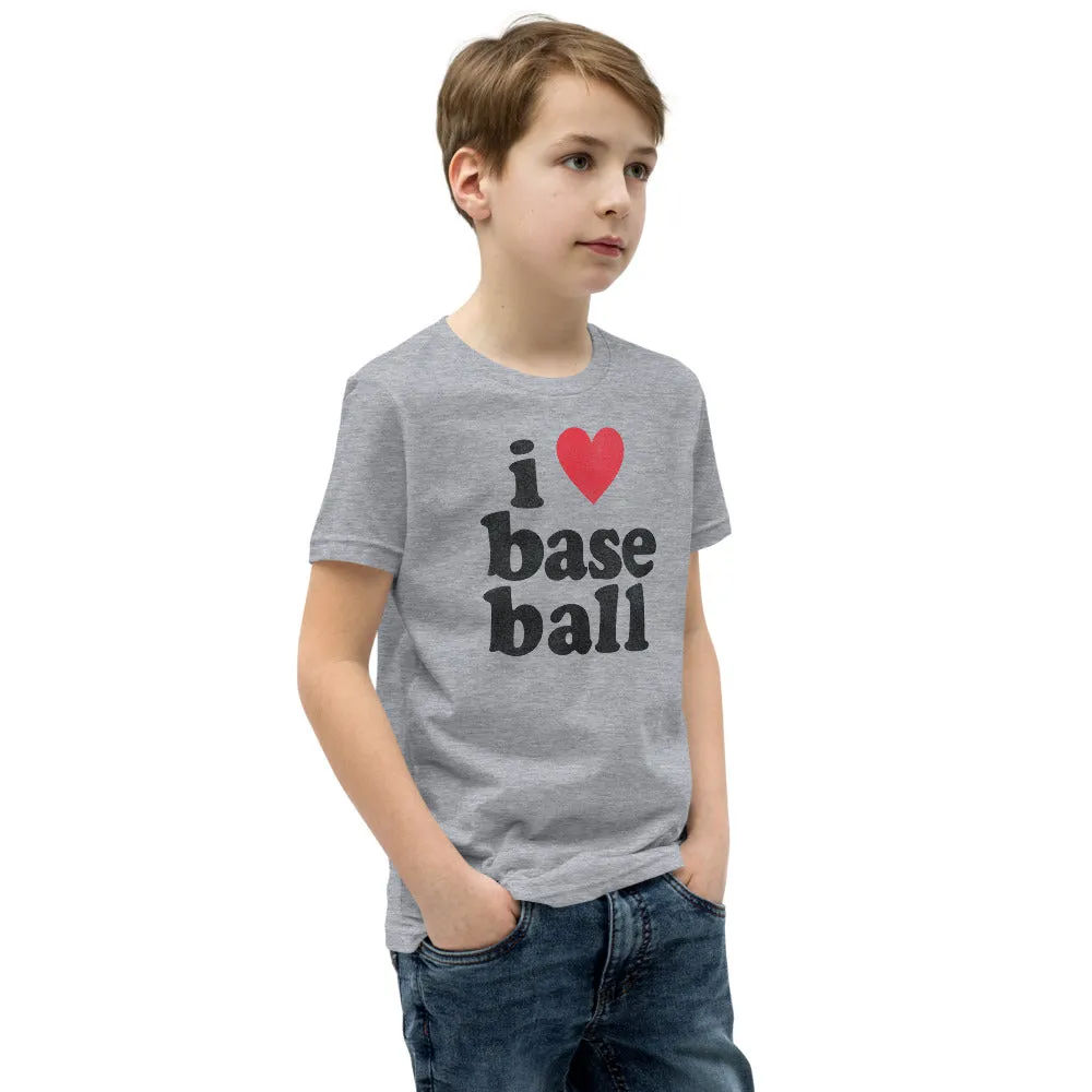 I love baseball kids t-shirt