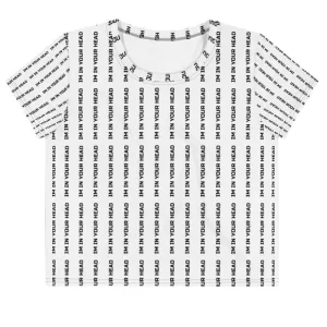 IM IN YOUR HEAD | All-Over Print Crop Tee