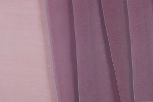 Iridescent Mauve Silk Chiffon