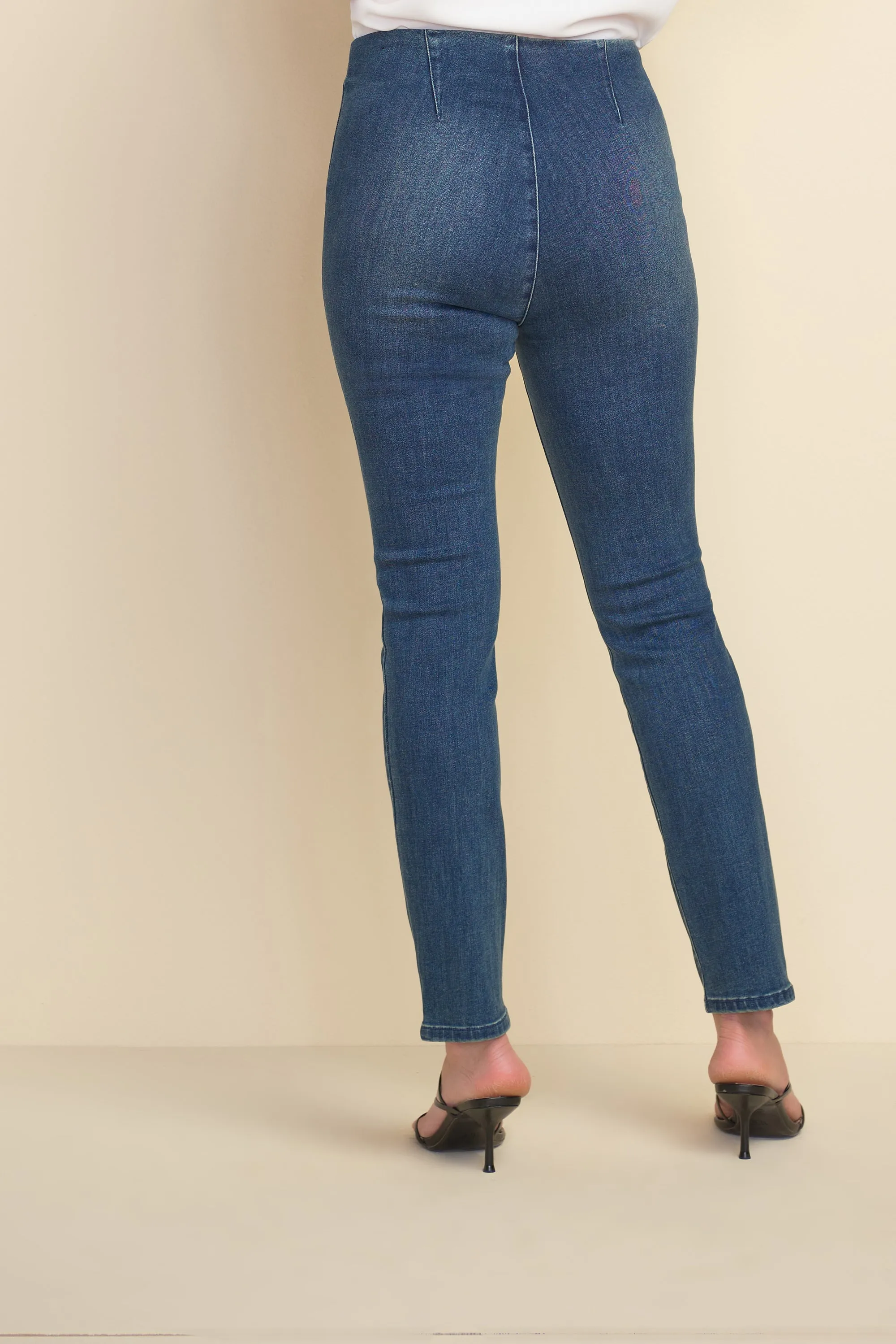 Joseph Ribkoff High Waisted Button Denim