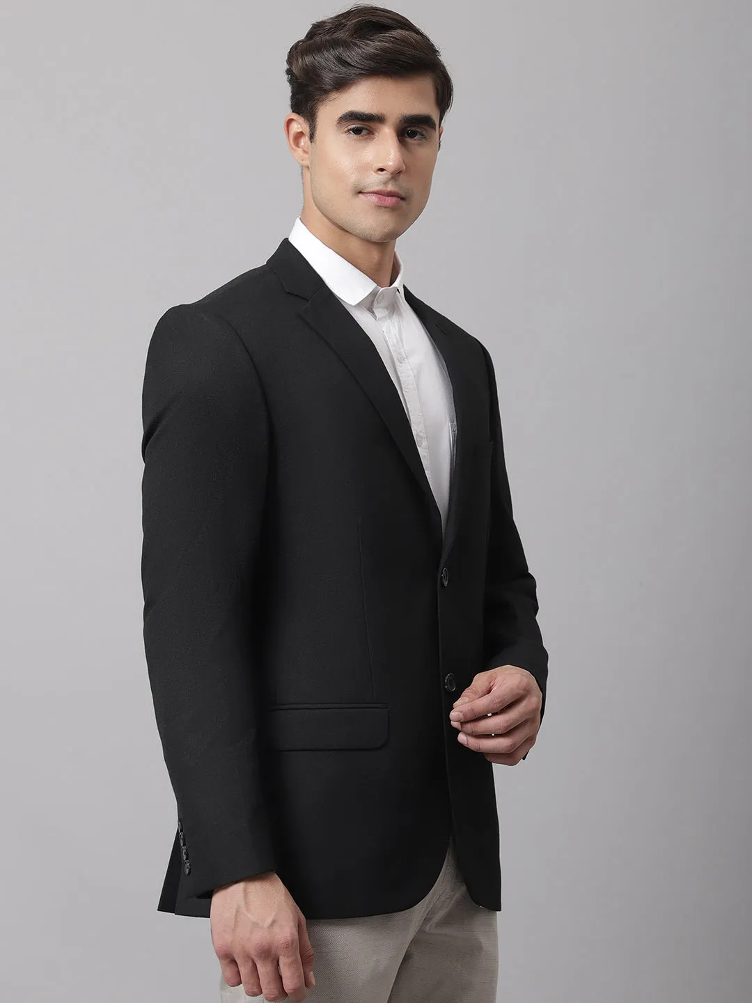 Men Black Formal Blazer