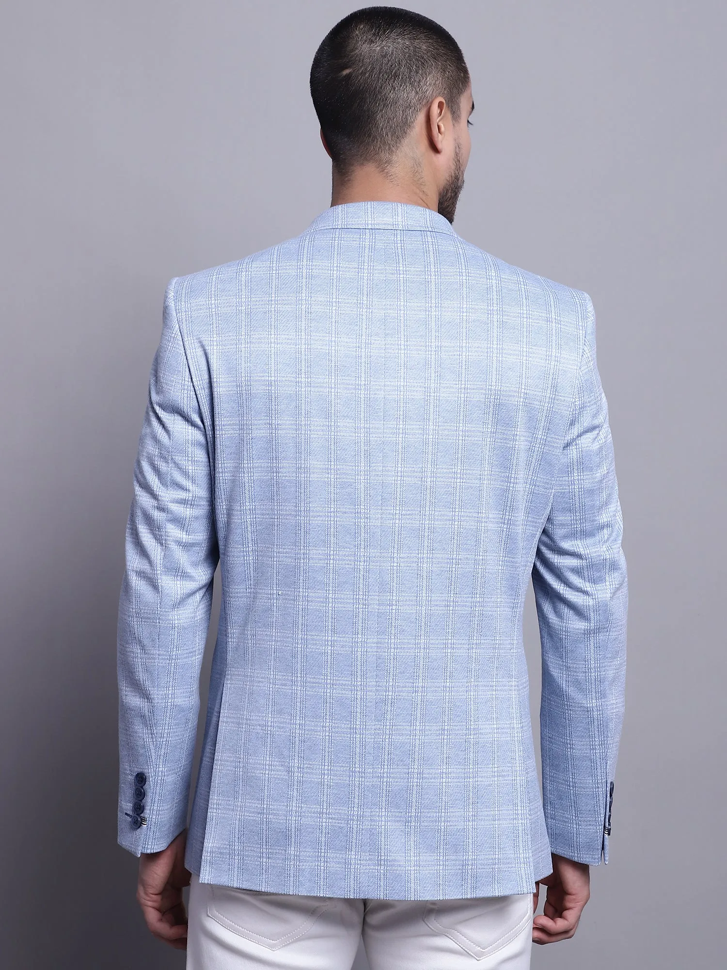 Men Blue Blazer