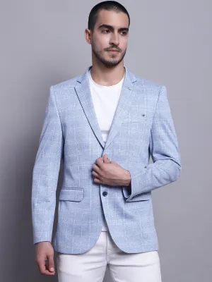 Men Blue Blazer