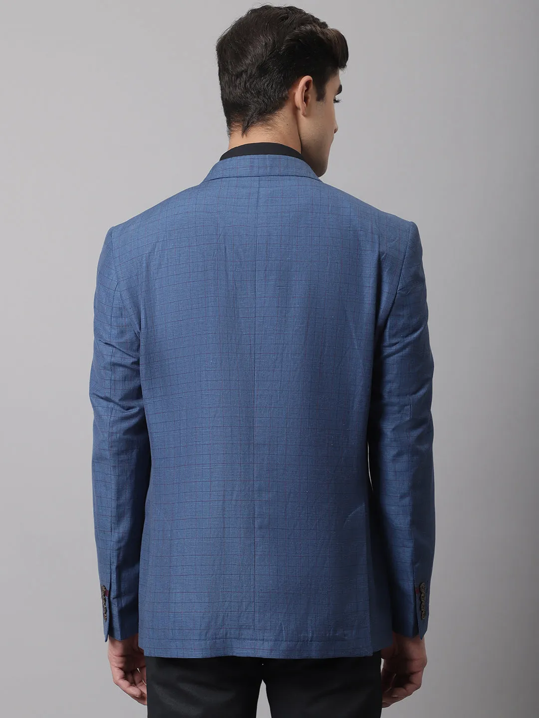 Men Blue Formal Blazer