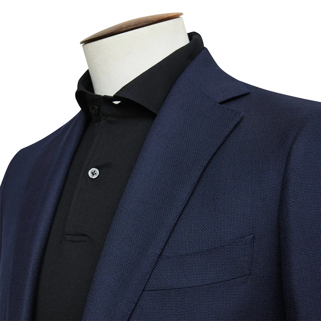 Midnight Hopsack Blazer