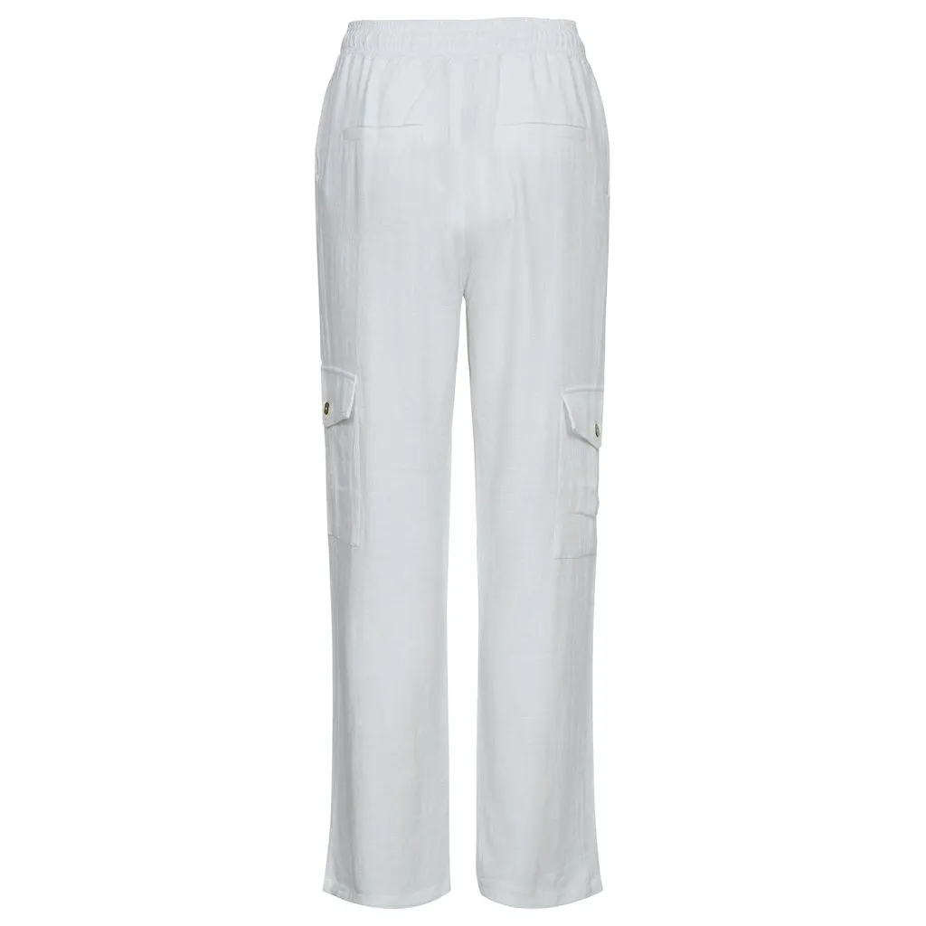 Numph Womens Sussi Pant Bright White