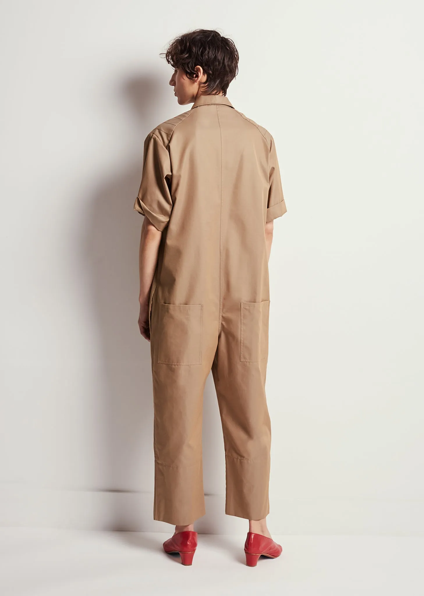 Odete Summer Trench Cotton Jumpsuit