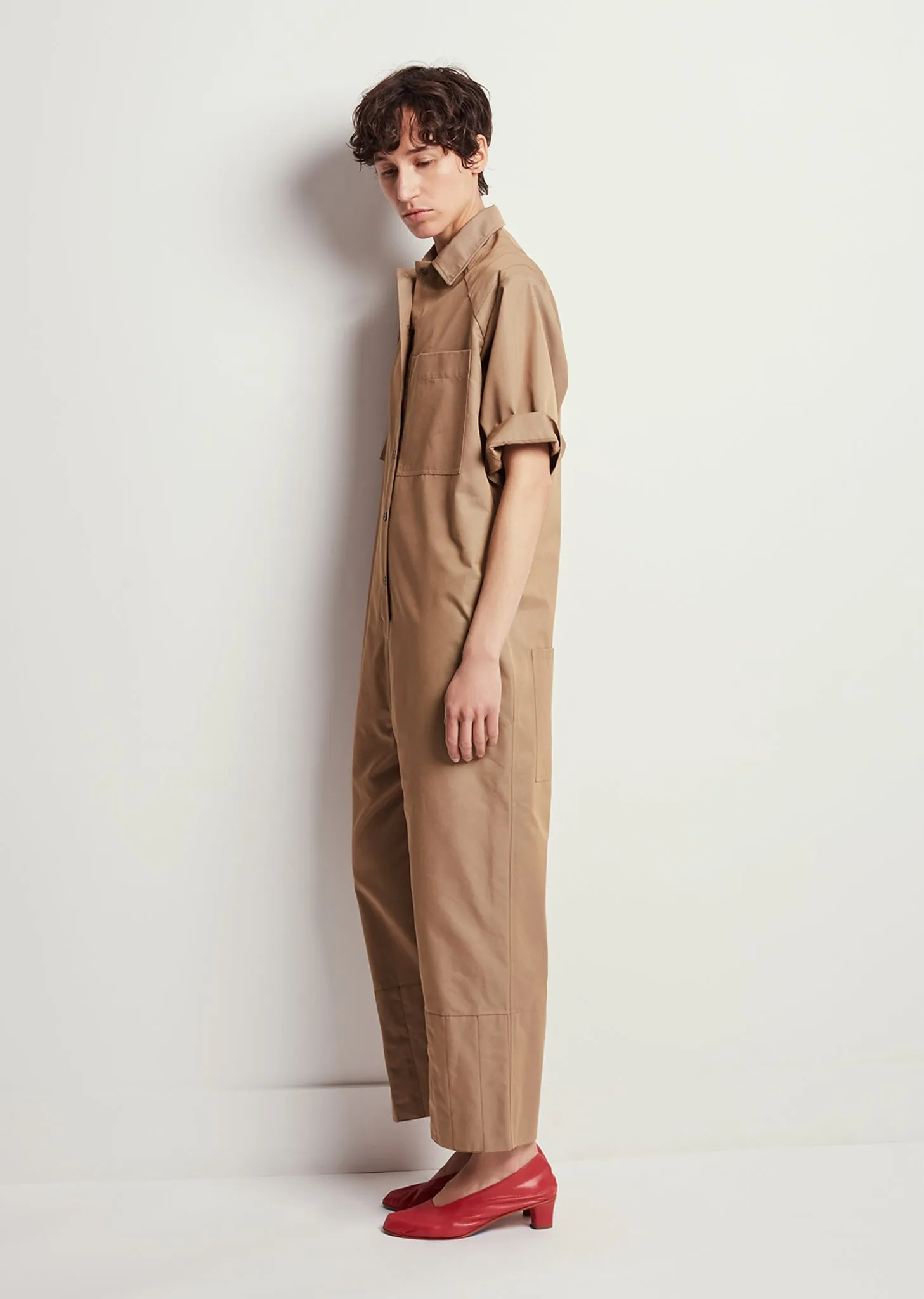 Odete Summer Trench Cotton Jumpsuit