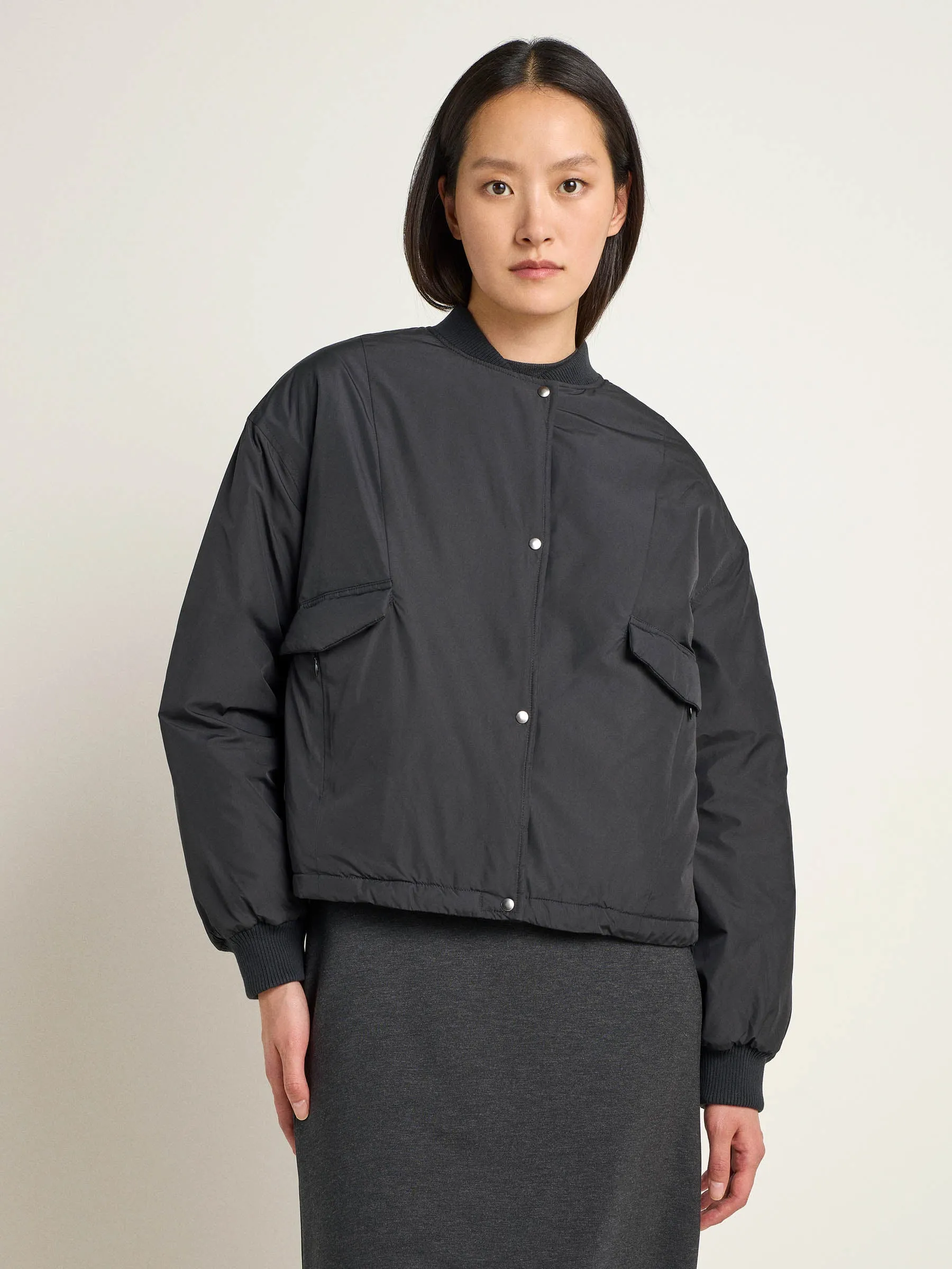 Padded Blouson - Black