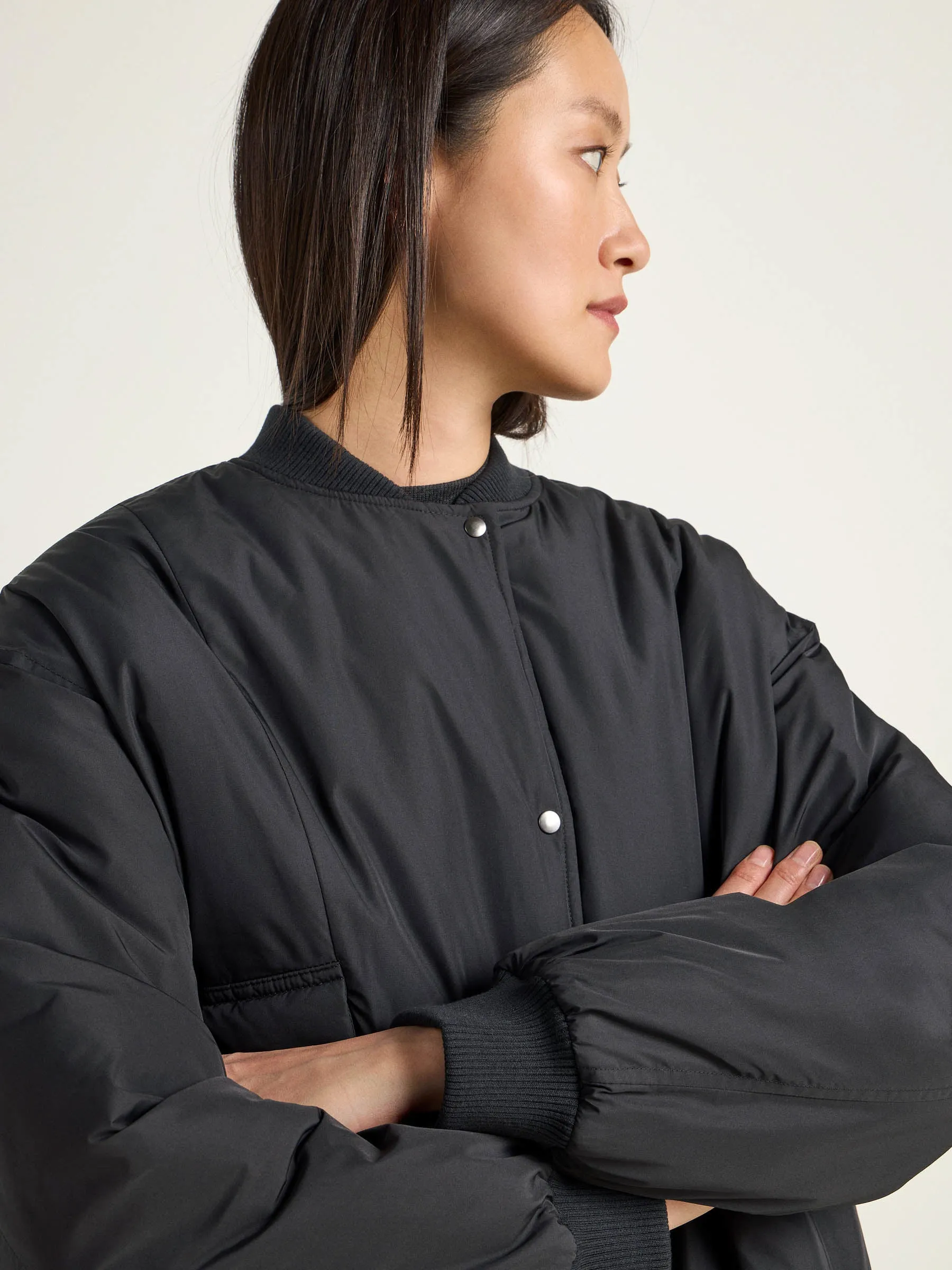 Padded Blouson - Black