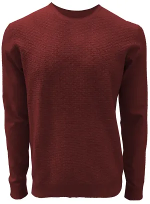 Point Zero Logan Crew Neck Sweater | Crimson