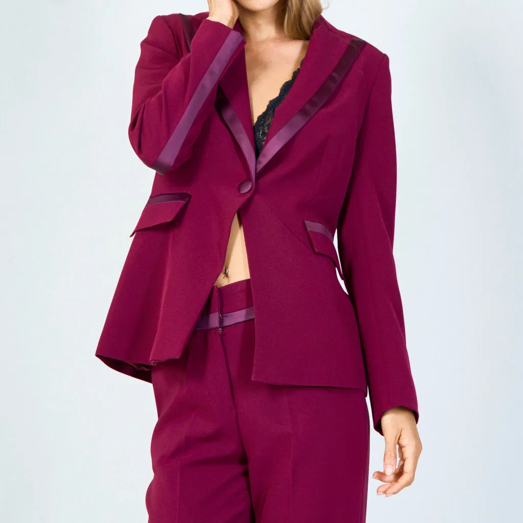 Refined tuxedo jacket wholesale