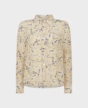 Relaxed Floral Silk Shirt