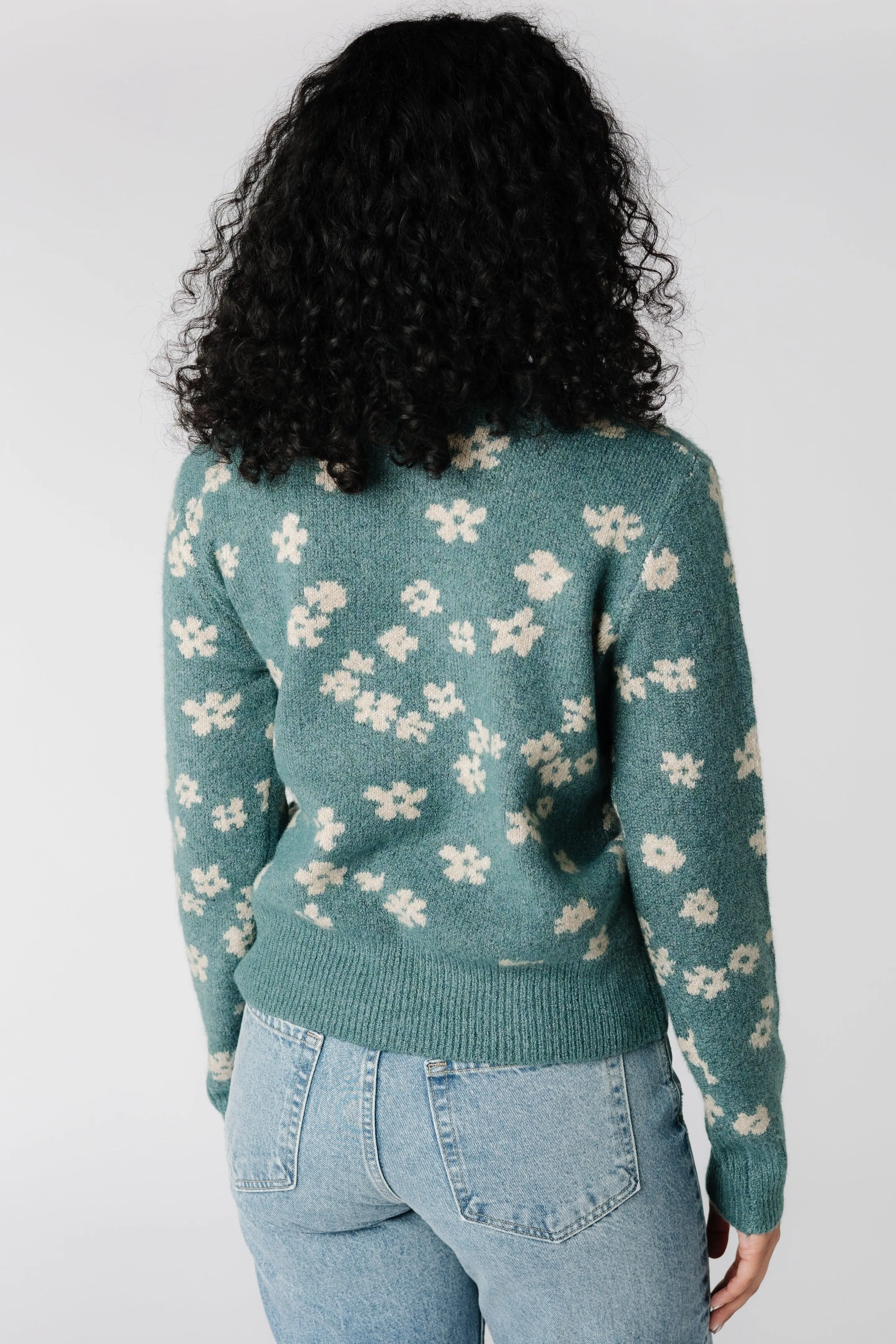 Sammy Cozy Floral Print Sweater