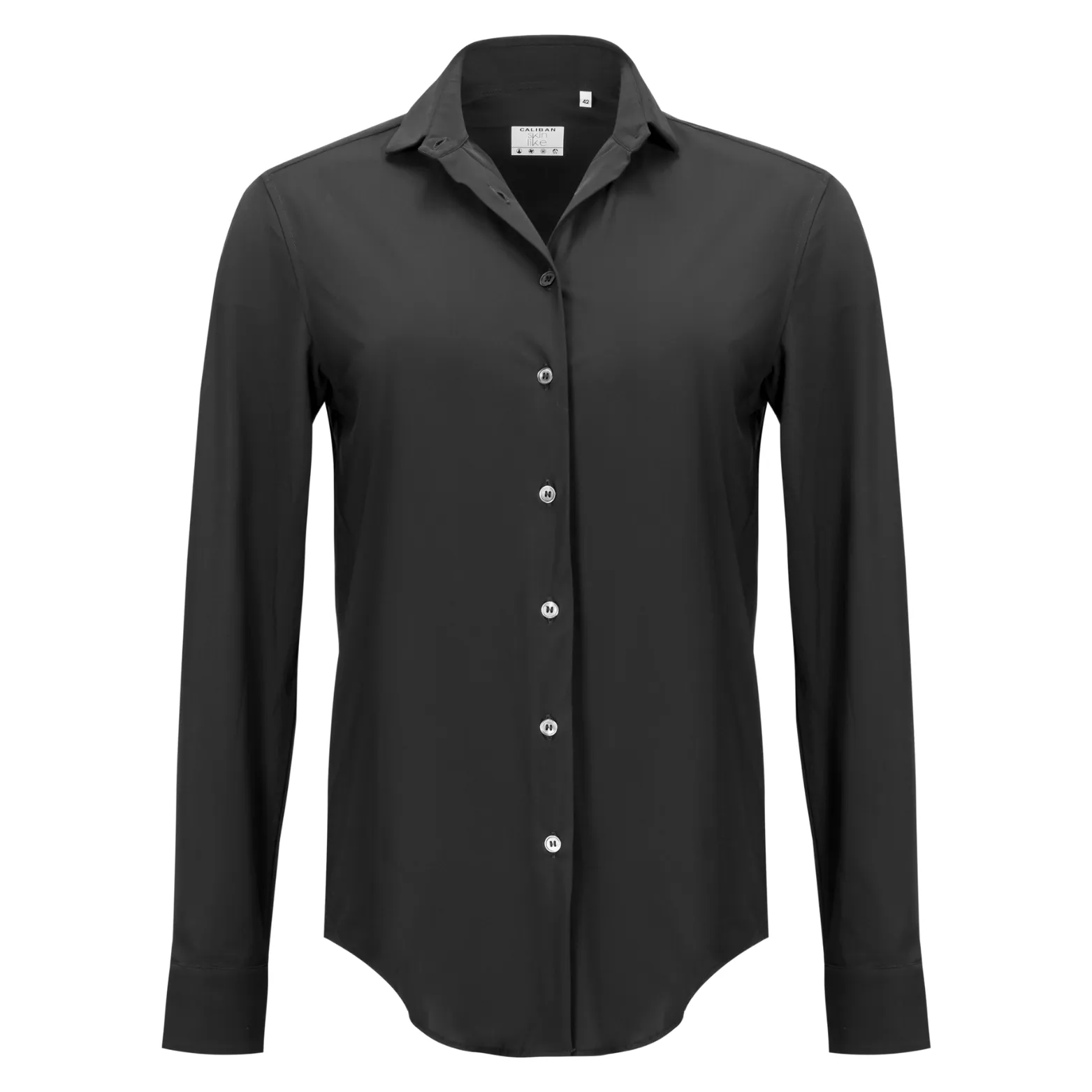 Skin Like Relaxed Button Down - Black