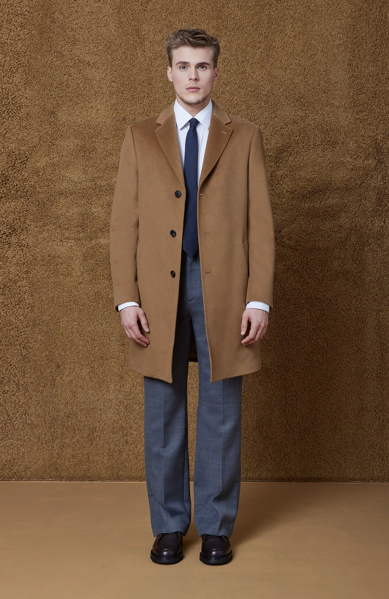 ST. PIERRE CASHMERE TOPCOAT in VICUNA